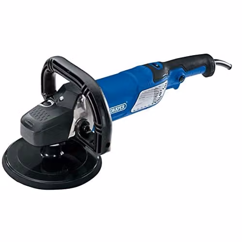 Draper 56680 180mm Sander/Polisher, 1200W, Blue