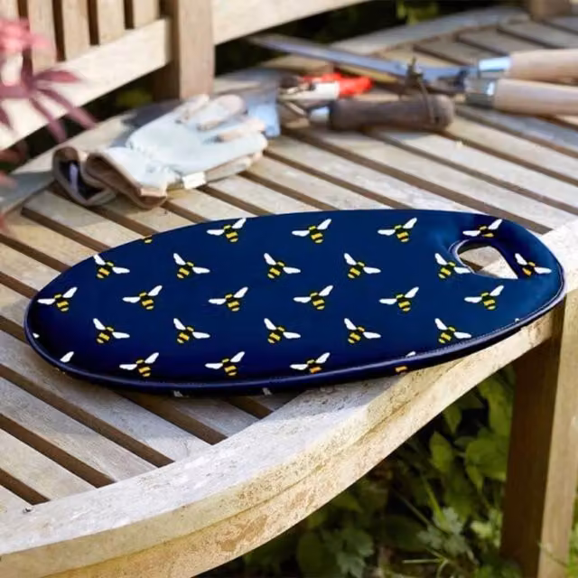 Marco Paul Garden Ultra Kneeler in Navy Blue Bees