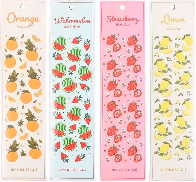Something Different Tutti Frutti Collection Fruity Incense Sticks, Multicolour (Pack of 80)