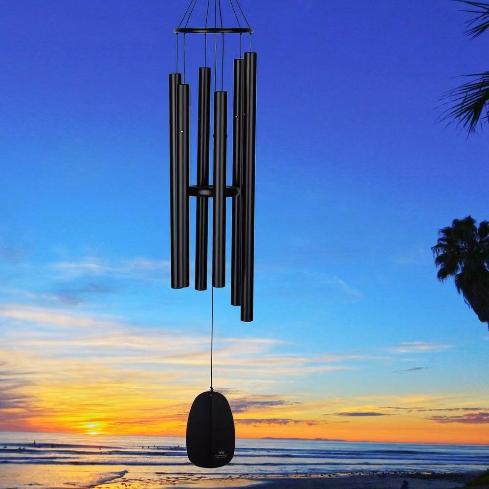 Woodstock Chimes Black Bells of Paradise Large Metal Wind Chimes – 3