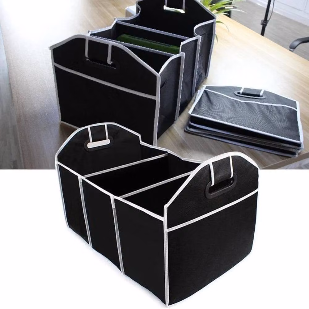 Kelvenix Large Collapsible Car Boot Organiser in Black – 4