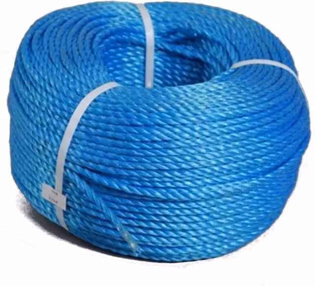 True Products Blue 3 Strand Polypropylene Rope, 30m Length, Diameter: 0.8 cm