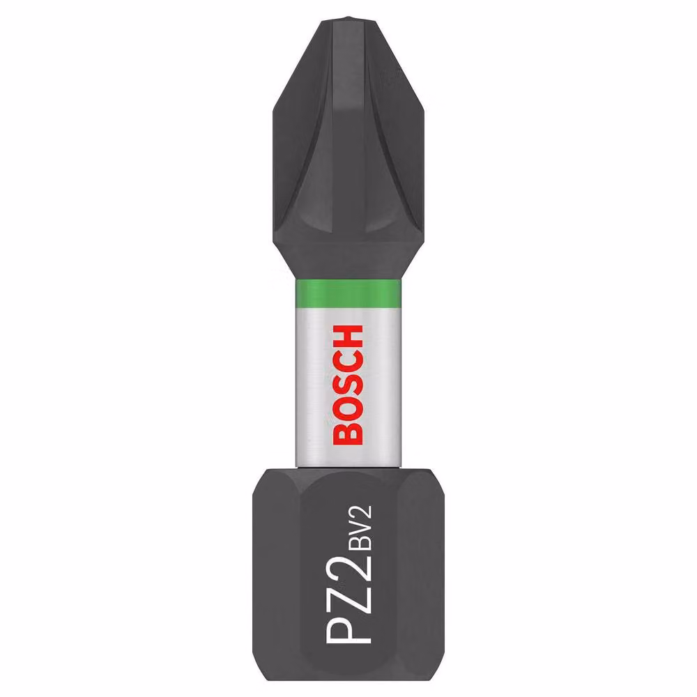 Bosch Pro PZ2 Impact Screwdriver Bit, 25 Pack, Black Steel – 2