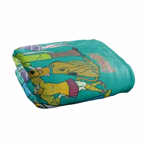 Scooby-Doo! Gang Silky Touch Super Soft Fleece Throw Blanket, Multicolour, W/D/H: 152 x 127 cm – 2