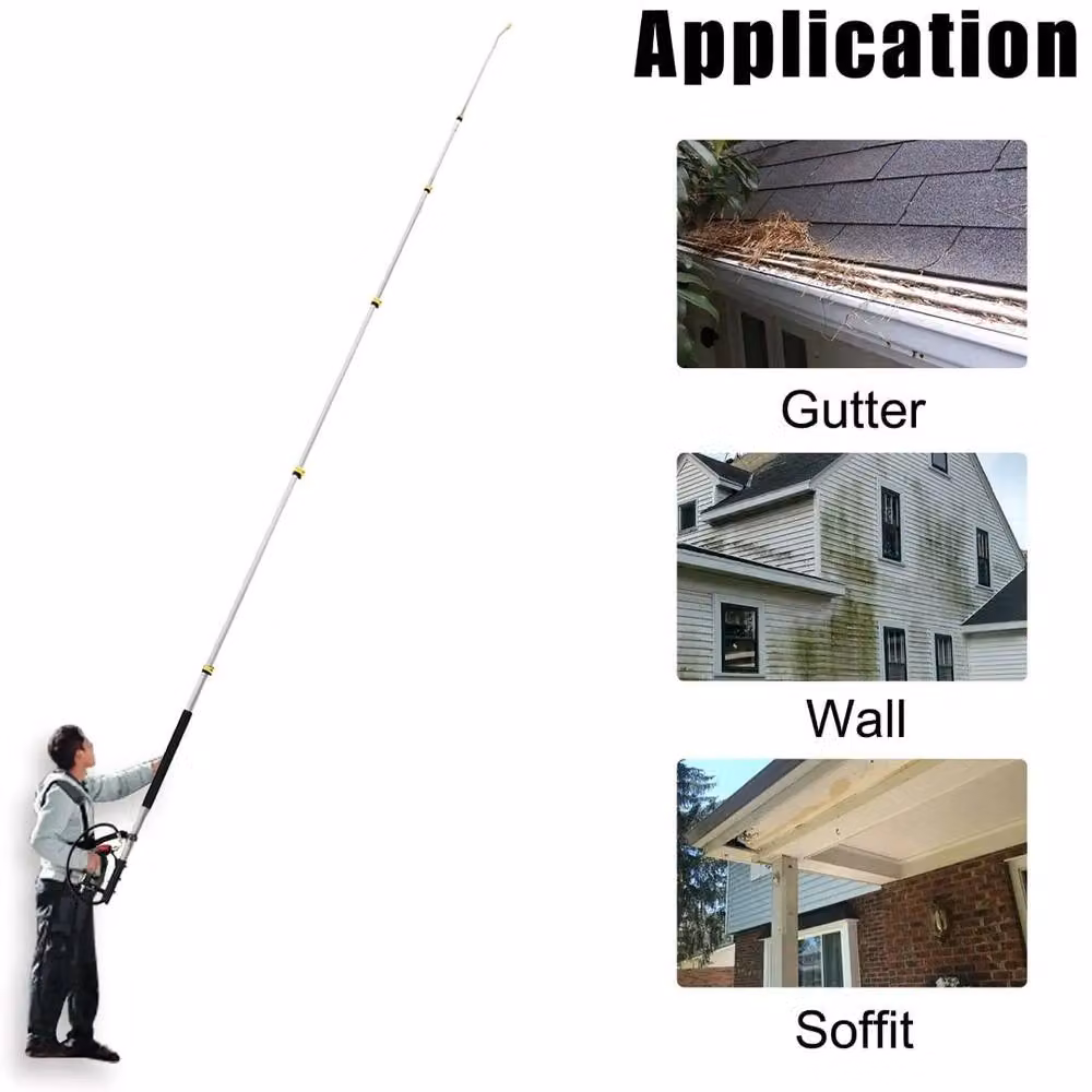 Ventryn 6m Telescopic Extendable Pressure Washer Wand Pole in Multicolour – 4
