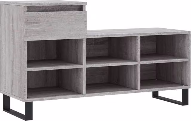 Berkfield Home Grey Sonoma Shoe Cabinet W/D/H: 102 x 36 x 60 cm – 1