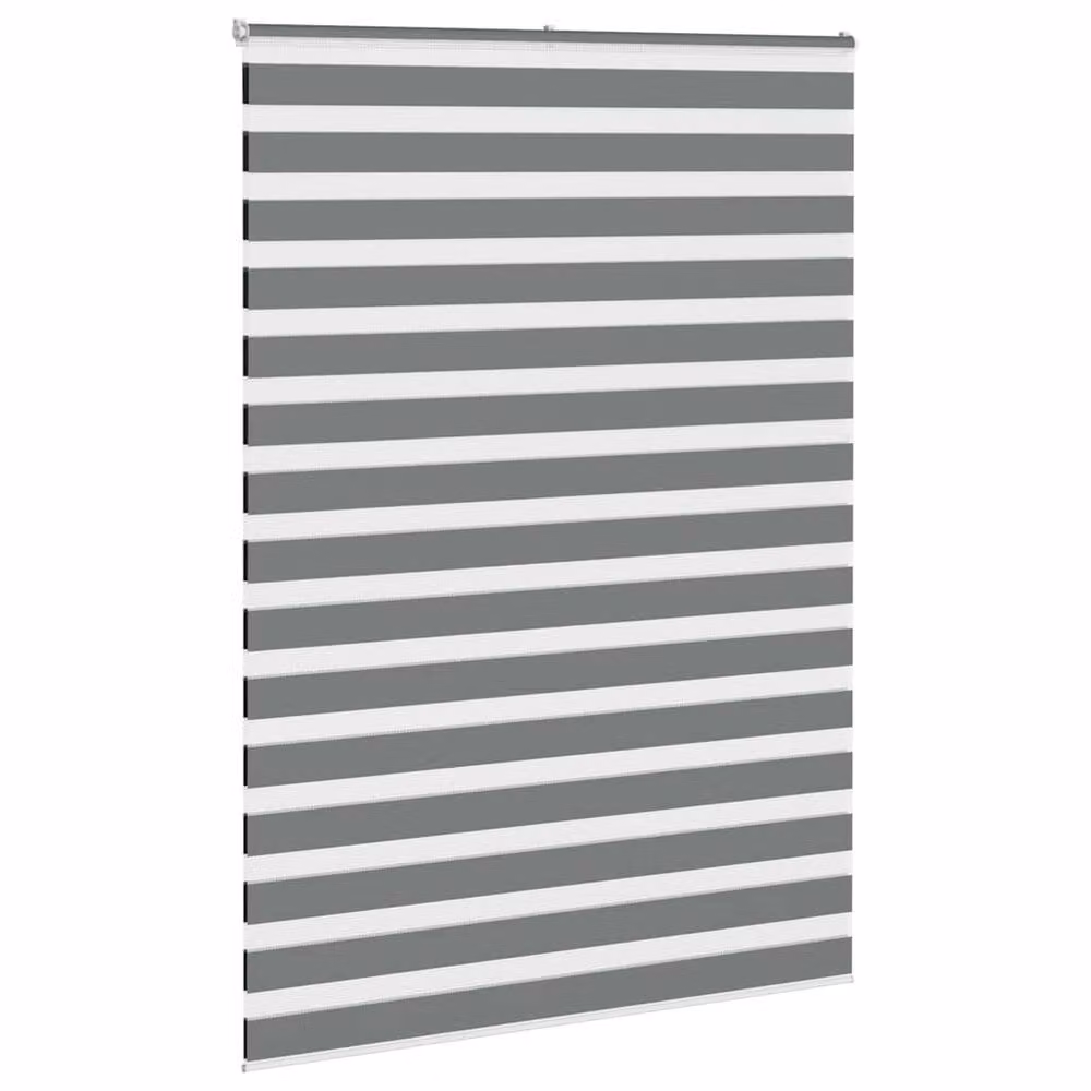 Berkfield Home Zebra Blind in Dark Grey, W: 155 cm, H: 200 cm – 3
