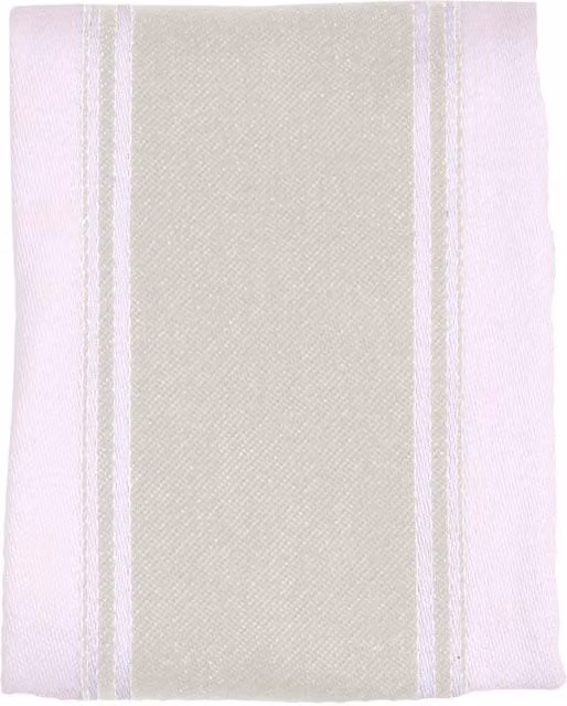 dexam Love Striped Tea Towel in Multicolour Beige and Pink