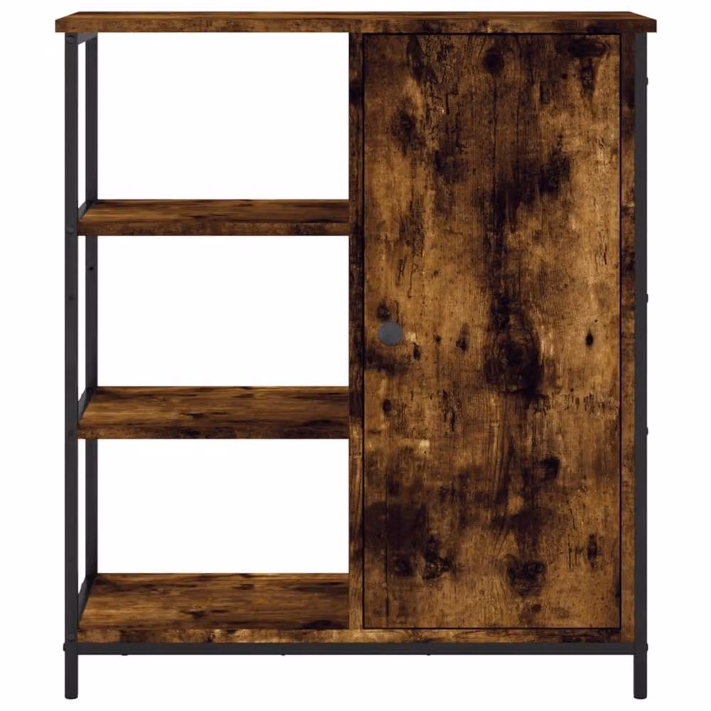 Berkfield Home Smoked Oak Sideboard in Brown, W/D/H: 70 x 30 x 80 cm – 4