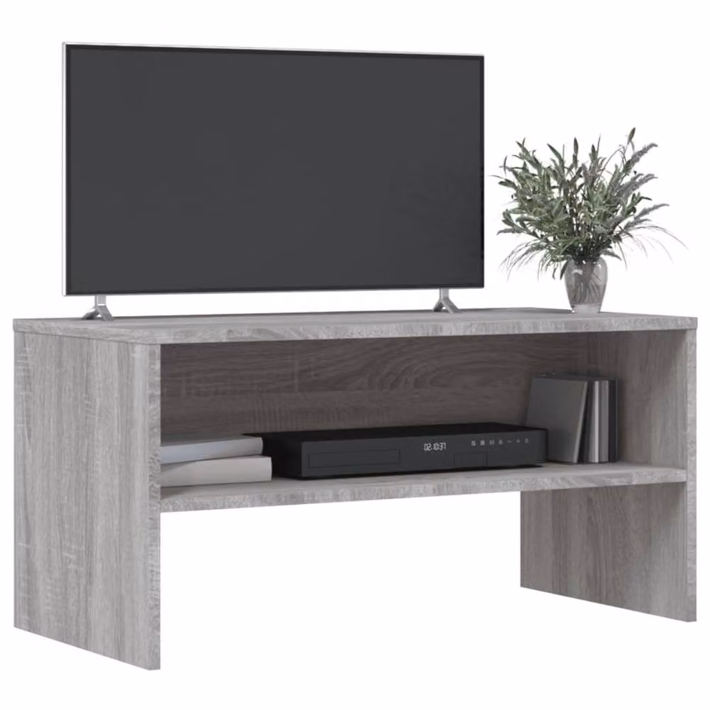 Berkfield Home Modern Grey Sonoma TV Cabinet W/D/H: 80 x 40 x 40 cm – 3