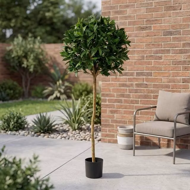 Garden Greatness Green Sweet Bay Round Potted Ball Tree