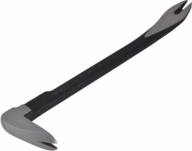Stanley Precision Pry Bar Claw in Black and Multicolour, 250mm