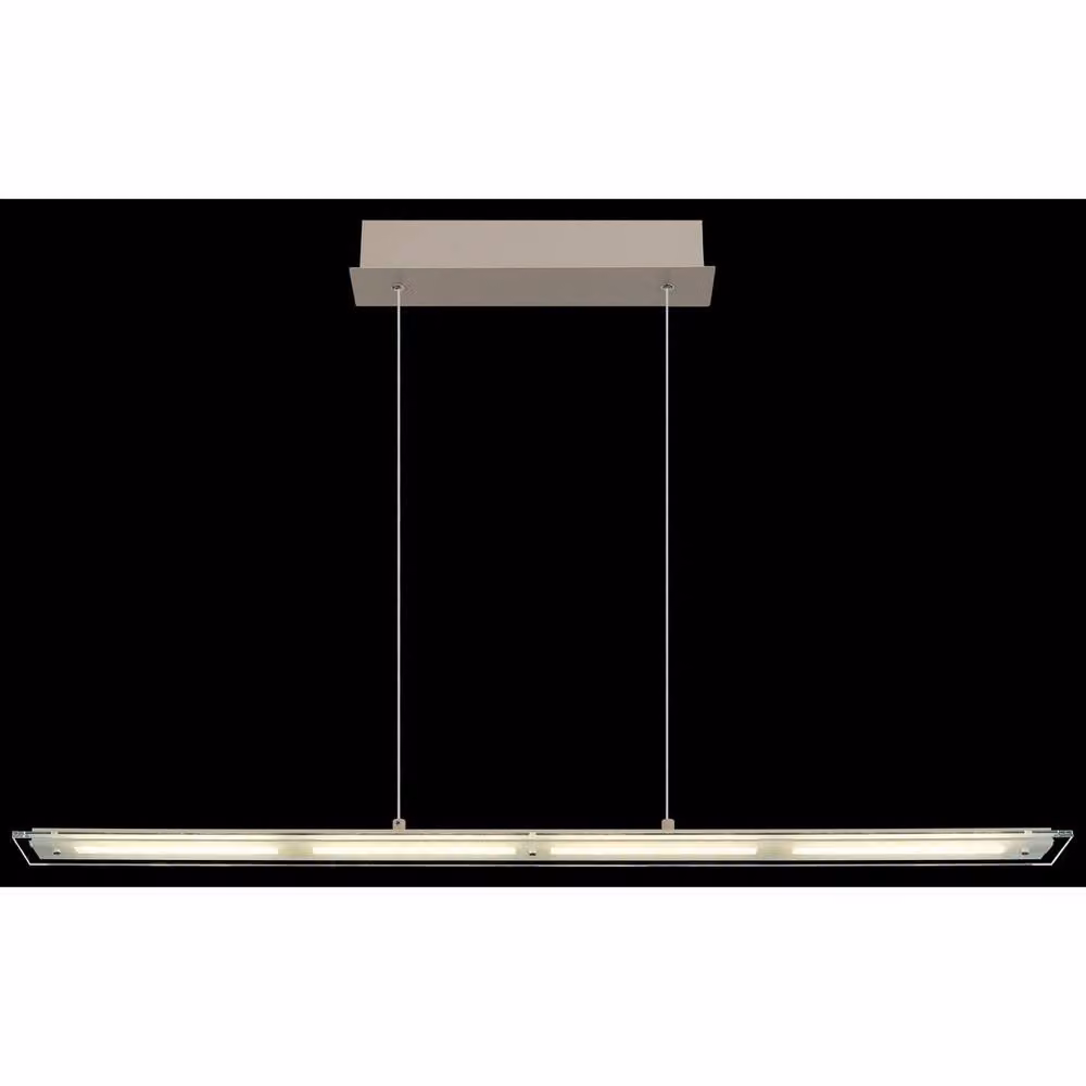 Netlighting Novak Bar Pendant Ceiling Light in Beige with Dimmable LED and Adjustable Height – 2