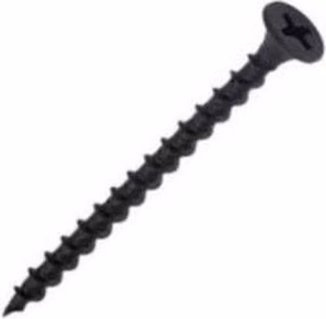 Securpak Black Blued Drywall Screws, Pack of 30