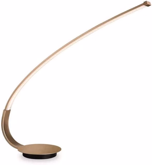 Netlighting Arco LED 1 Light Table Lamp in Gold/Brass
