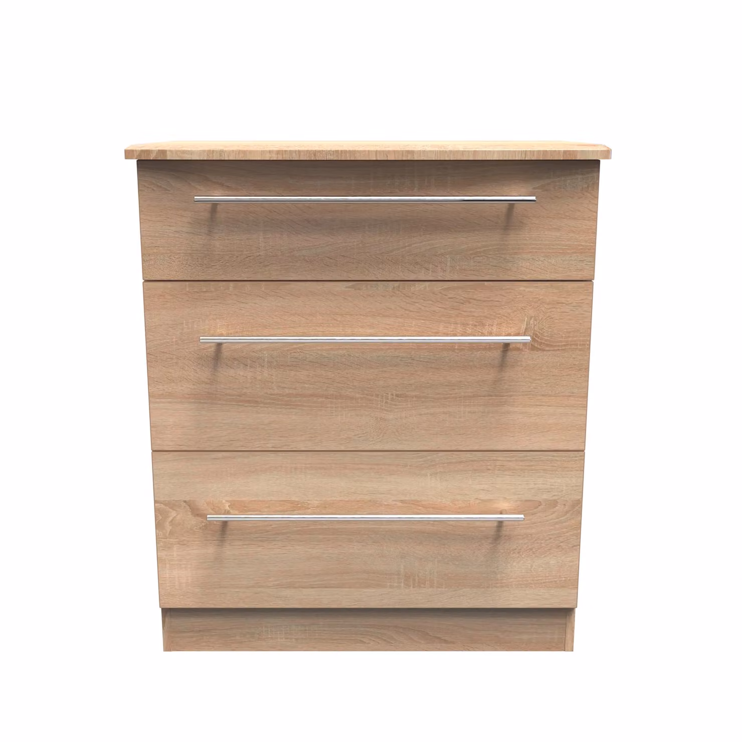 2 U Carlton 3 Drawer Deep Chest in Light Oak – 2