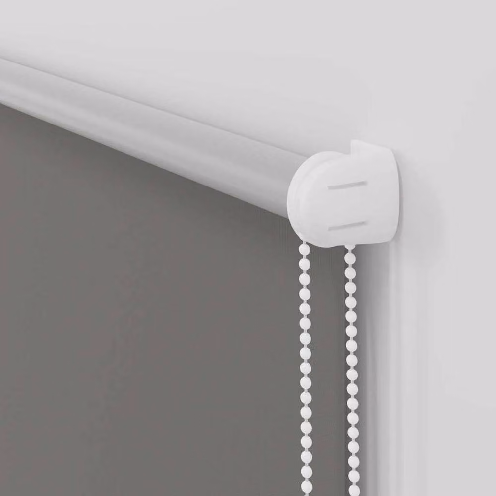 Berkfield Home Grey Blackout Roller Blind, Thermal Insulating Polyester, W: 45 cm, H: 175 cm – 4