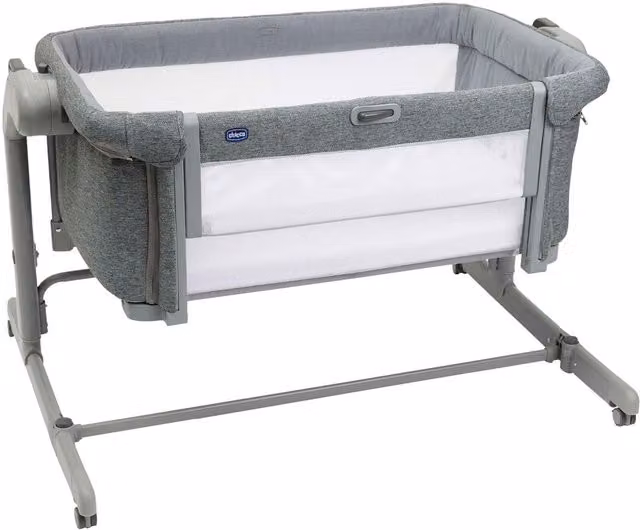 Chicco Next2Me Magic Evo Bedside Crib in Grey