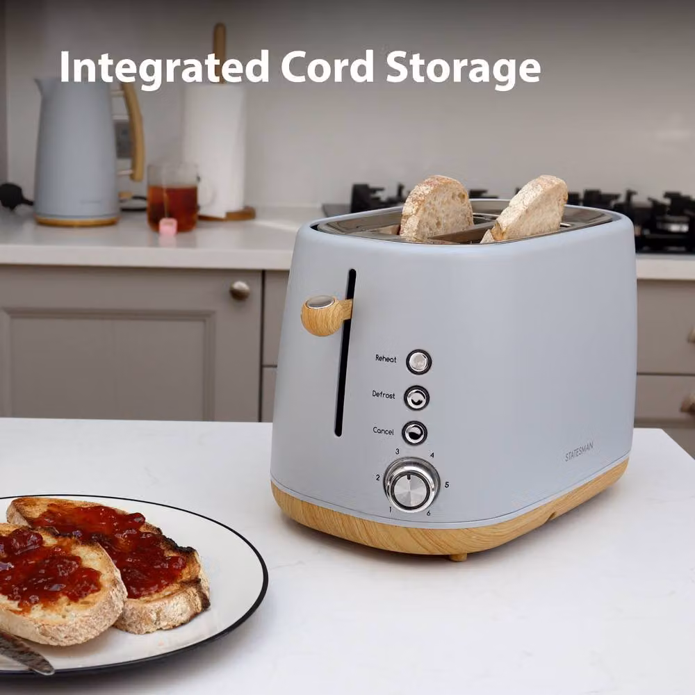 Statesman Scandi Kettle and Toaster Set in Grey – 2