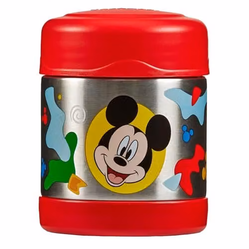 Thermos Disney Mickey & Friends FUNtainer Stainless Steel Food Flask, Multicolour, 290ml