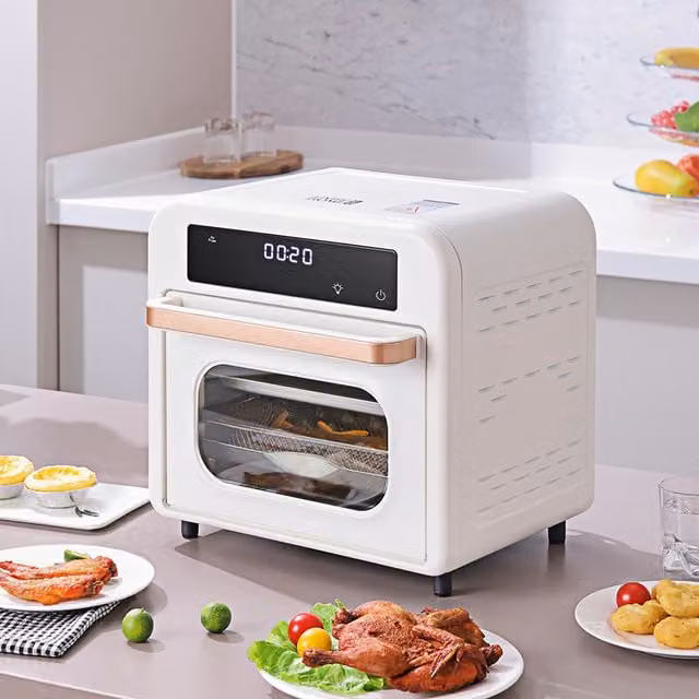 Livingandhome 15L Smart Digital Oven with Three Layers in White