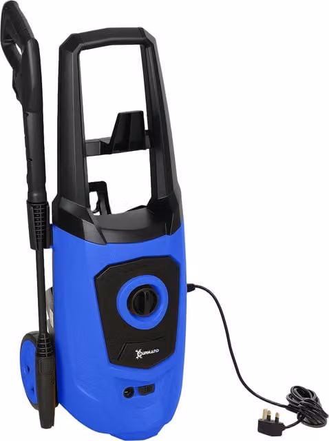 DURHAND 150 Bar Portable Pressure Washer, 1800W, 510 L/h Flow, Blue