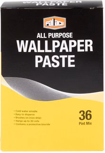 Palace All Purpose Water Based Wallpaper Adhesive for Paper and Heavy Vinyl, Mould Resistant