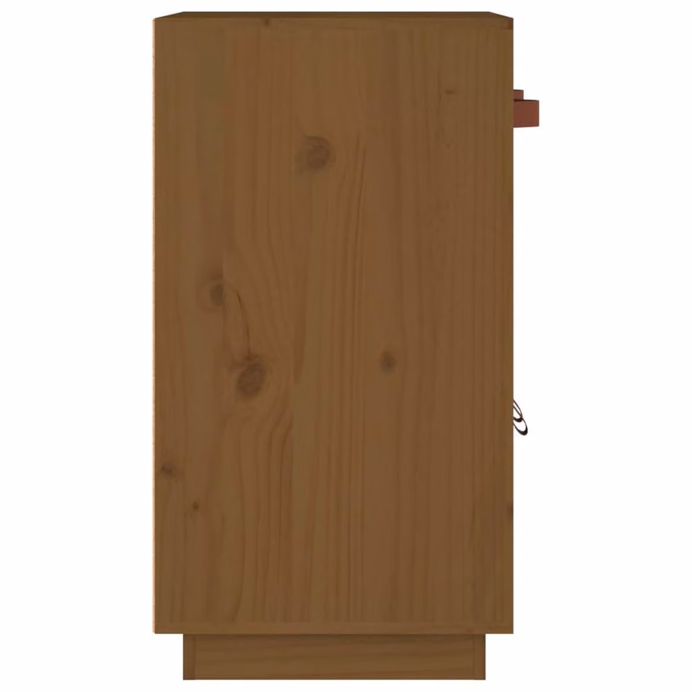Berkfield Home Modern Sideboard in Honey Brown Solid Pine Wood, W: 65.5 cm, D: 40 cm, H: 75 cm – 4