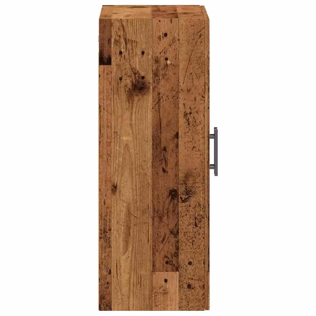Berkfield Home Wall Mounted Rustic Cabinet in Brown, W/D/H: 69.5 x 34 x 90 cm – 3