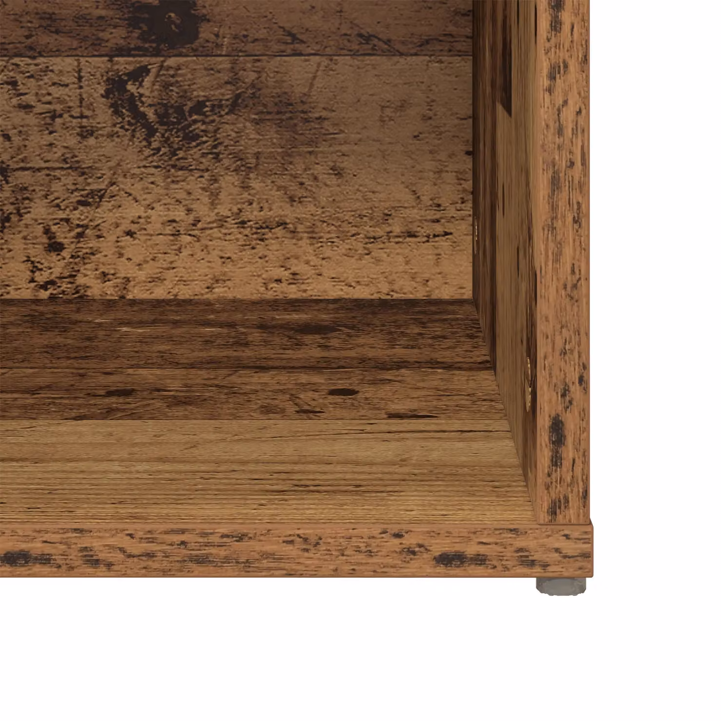 Berkfield Home Modern TV Cabinet with Shelves and Storage in Brown Old Wood Finish – 4