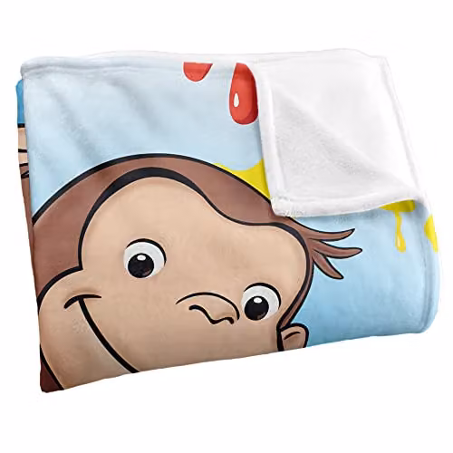 Trevco White Fleece Throw Blanket, W/D/H: 152 x 127 cm – 2