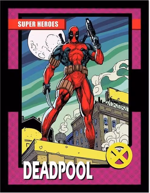 Deadpool Super Heroes Multicolour Paper Poster – 1