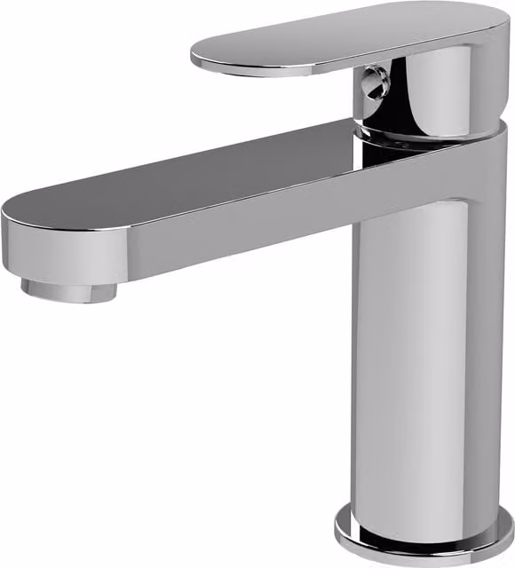 Balterley Cascade Round Mono Basin Mixer Tap with Push Button Waste, Chrome – 1