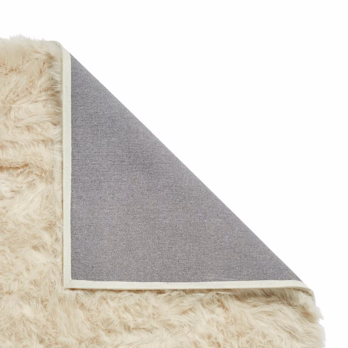 The Rug Shop UK Beige Modern Shaggy Plain Easy To Clean Area Rug W: 160 cm, D: 230 cm – 2