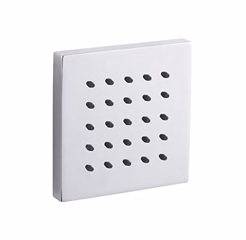 Hudson Reed BDJ002 Modern Square Concealed Bathroom Tile Body Jet in Chrome – 1
