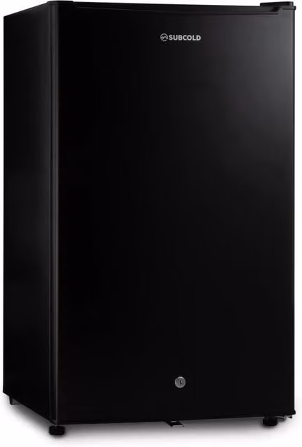Subcold 100L Undercounter Compressor Fridge in Black with Lockable Door and Zero Degree Zone