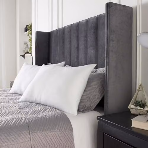 OHS 2 Pack White Hotel Quality Soft Pillows, W x H: 75 x 50 cm