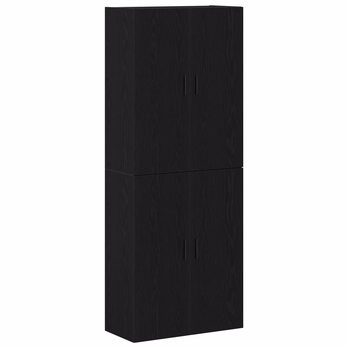 Berkfield Home Black Oak Modern Freestanding Cabinets, Set of 2, W/D/H: 69.5 x 34 x 180 cm – 2