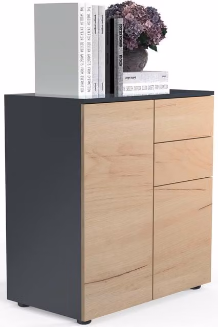 VCM Dalosa 4 Drawer Multicolour Metal Chest of Drawers Sideboard – 1