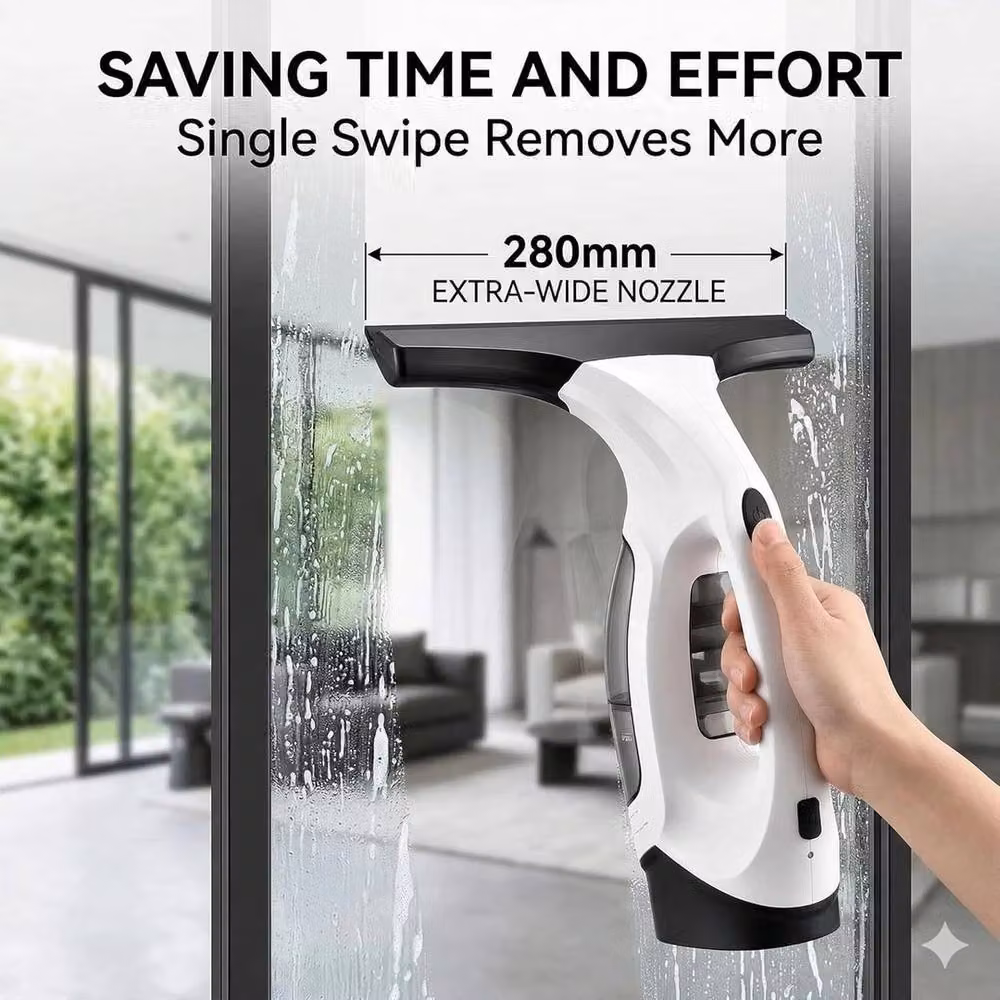 PAWNORA Cordless Window Vacuum Cleaner in White – 2