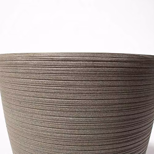 Primrose Garden Ginger Root Stone Effect Resin Planter in Multicolour Beige and Grey, Height: 50 cm – 3