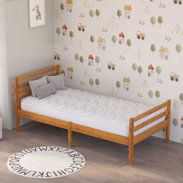 Aspire Kids Breathable Foam Free Mattress in White with OEKO-TEX Fabric, W/D/H: 140 x 200 cm – 1
