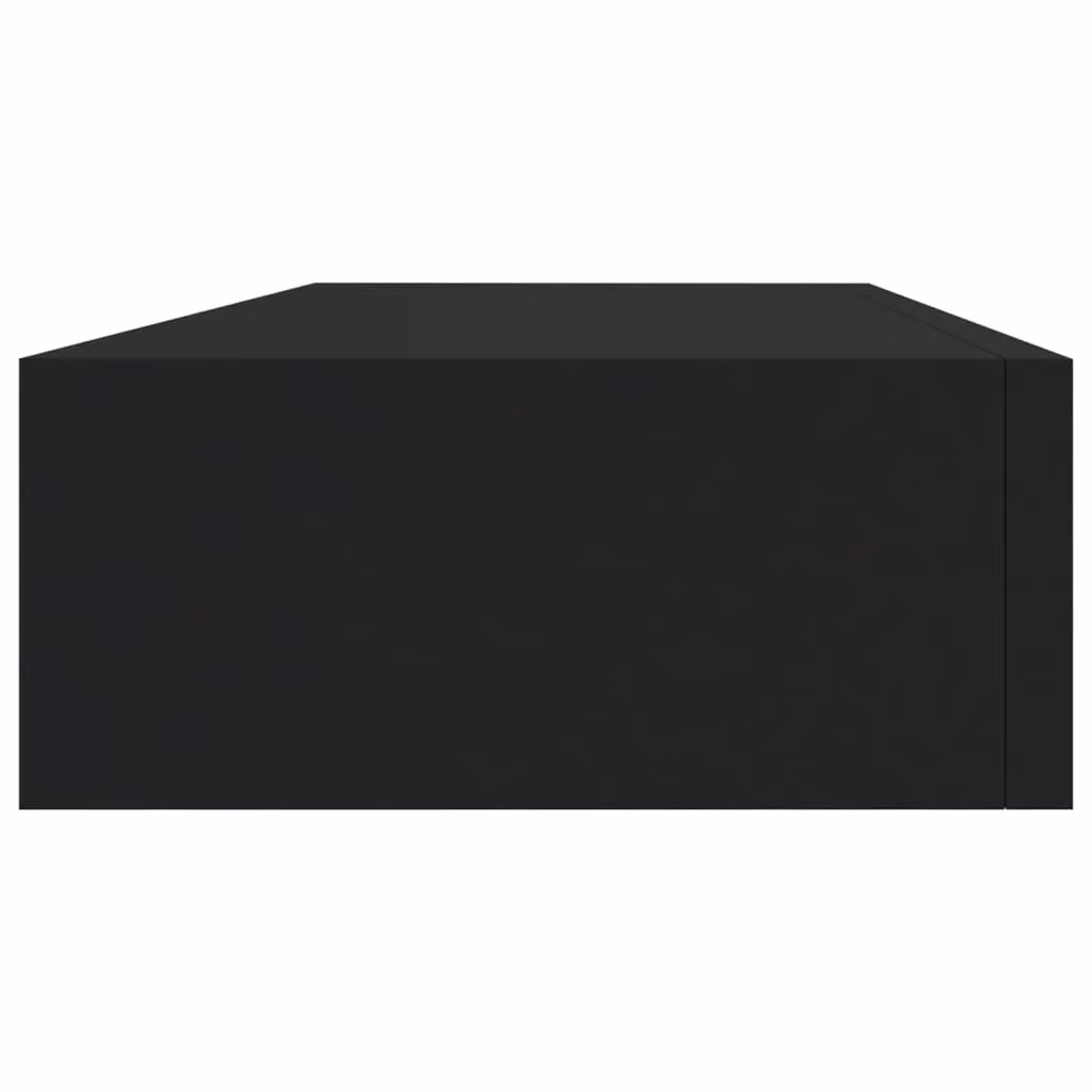 Berkfield Home Wall-mounted Drawer Shelf in Black, W/D/H: 60 x 23.5 x 10 cm – 3