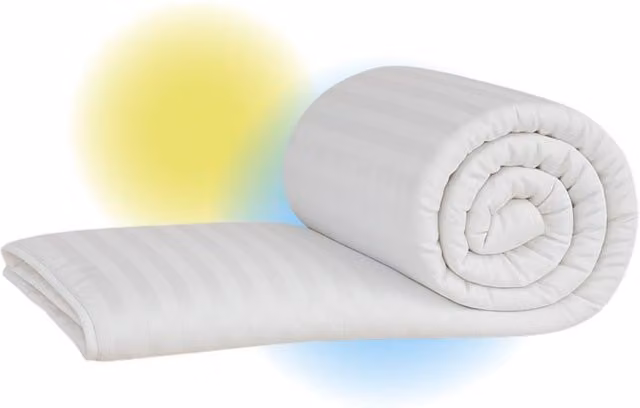 MHG Living 7.5 Tog Summer Cool Microfibre Duvet in White