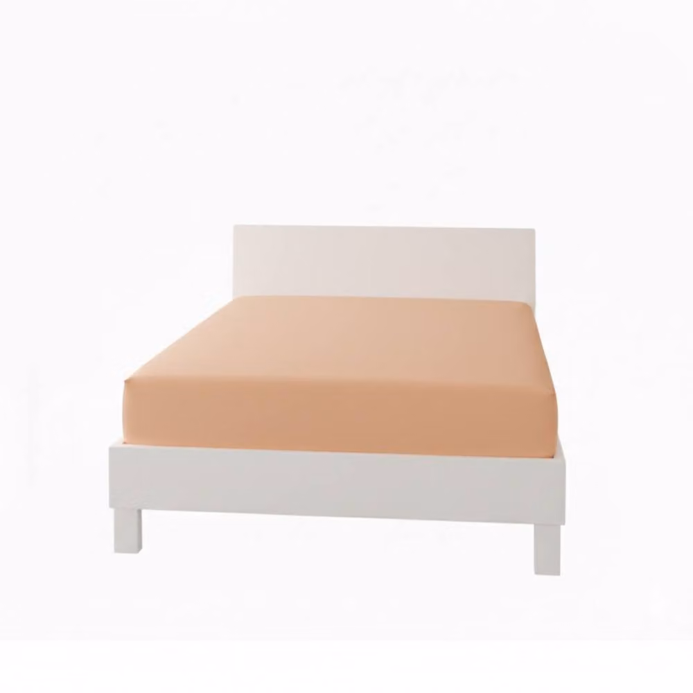 Snug City Peach Polycotton Extra Deep Fitted Sheet, Single, W/D/H: 90 x 200 x 40 cm – 2