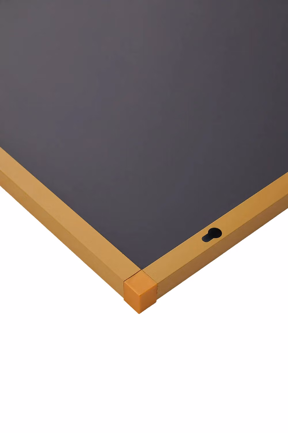 H&O Direct Modern Slim Frame Full Length Floor Standing Mirror in Gold, W: 40 cm, H: 150 cm – 3