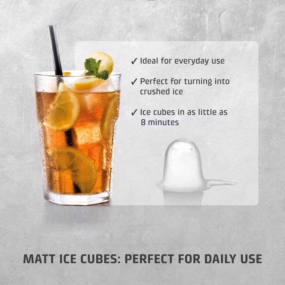 Caso Design Clear Ice Advanced Ice Cube Maker in Black – 4