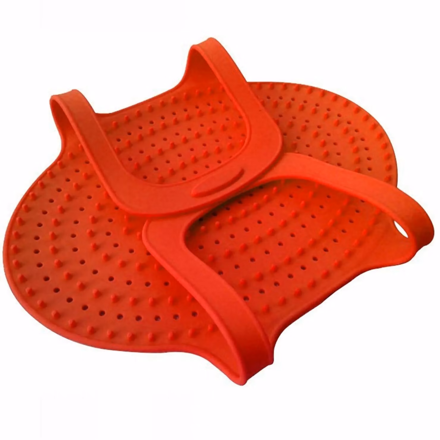 Gr8 Home Reusable Non Stick Silicone Chicken and Turkey Meat Lifter Turner in Red – 3