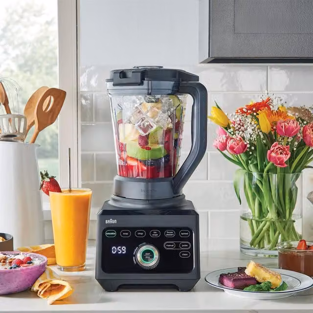 Braun PowerBlend 9 Jug Blender, 1600W, 3L, Black