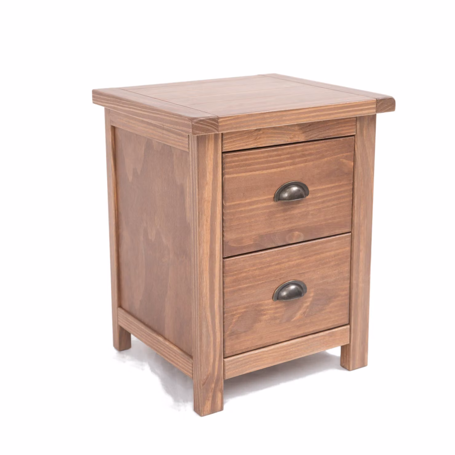Cabinet Bits Padua 2 Drawer Bedside Cabinet in Light Brown – 2